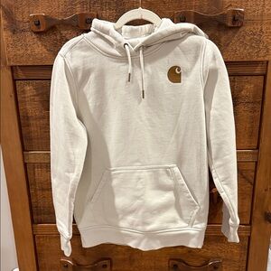 Women’s Carhartt Graphic Sleeve Hoodie, Malt/Brown, Small